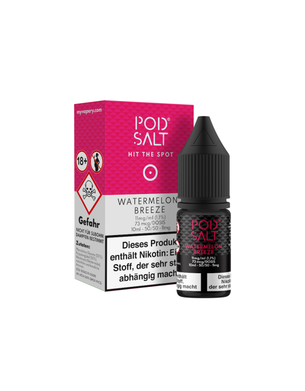 Pod Salt - Watermelon Breeze - Nikotinsalz Liquid